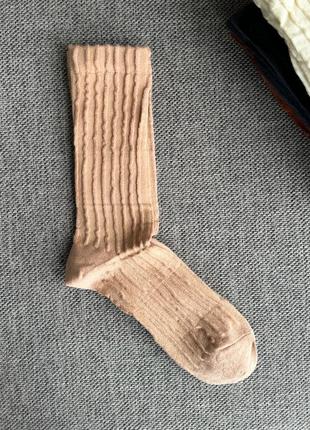 Однотонні кашемірові шкарпетки