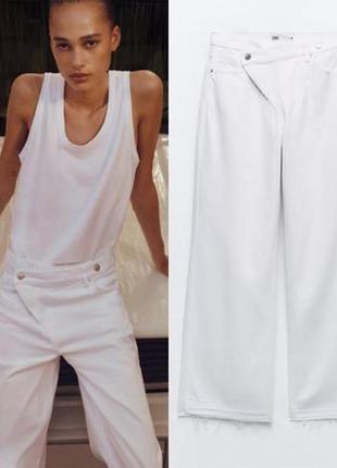 Джинси zara relaxed wide leg 0541/037