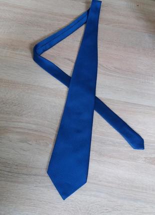 Debenhams/класичний синій краватка чоловічий1 фото