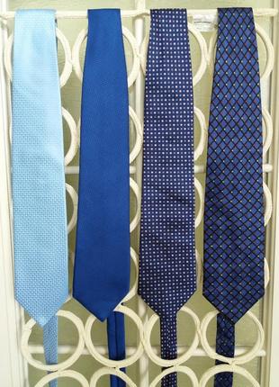 Debenhams/класичний синій краватка чоловічий7 фото