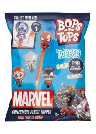 Колекційна фігурка-топер sambro серії "bop n tops" – марвел (1 фігурка, 21 вид в асорт.)