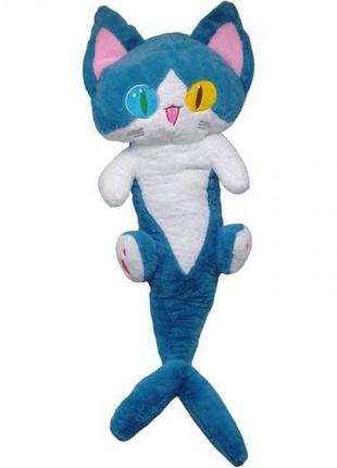 М`яка іграшка-обіймашка котик-акула 90 см
