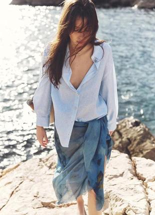 Сорочка, сорочка зара, яскрава сорочка зара, лляна сорочка зара