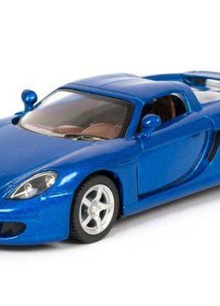 Машинка kinsmart "porsche carrera gt" (синяя)