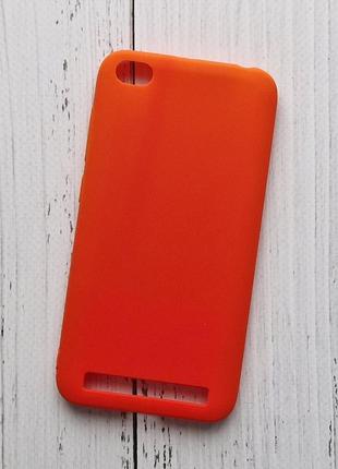 Чохол для xiaomi redmi 5a силіконовий, червоний