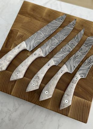 Набір кухонних ножів «лисячий хвіст» 2.0 преміум версія