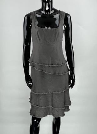 Дизайнерська льняна сукня преміум бренд