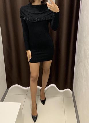 Чорний светр сукня туніка італія 22 maggio