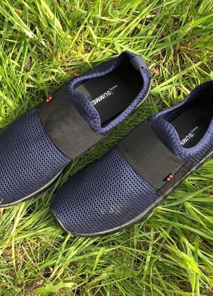 Мужские кроссовки из сетки 44 размер. летние кроссовки сетка, обувь для бега. модель 44252. цвет: синий6 фото