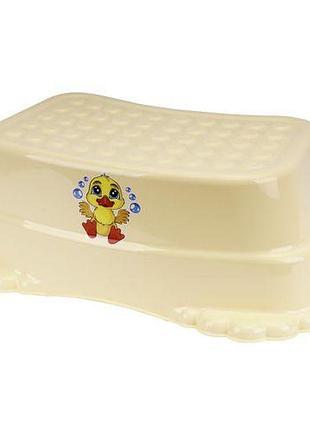 Детская подставка-ступенька, желтая