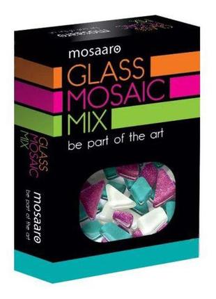 Creativity kit "mosaic mix: white, turquoise, glitter purple" ma50041 фото