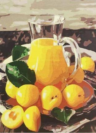 Картина по номерам "лимонад в кувшине" ★★★