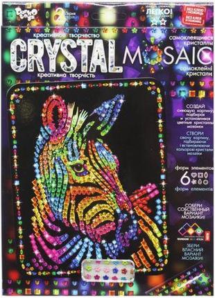 Набір для креативної творчості "crystal mosaic", "зебра"