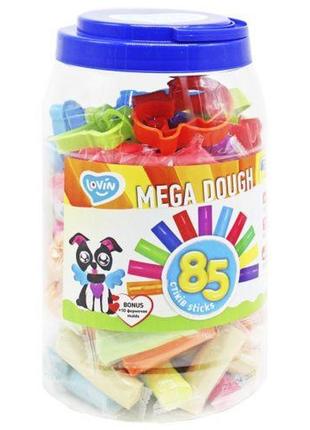 Mega dough 85 sticks tm lovin набір для ліплення з тістом