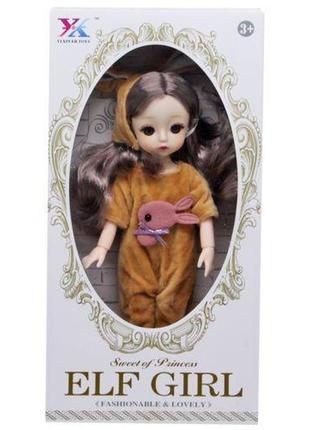 Кукла шарнирная "кролик", коричневый (29 см)