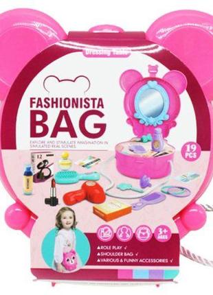 Игровой набор "fashionista bag" (розовый)