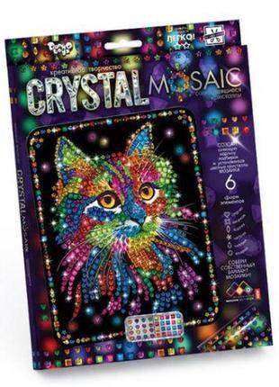 Набір для креативної творчості "crystal mosaic", "кошеня"