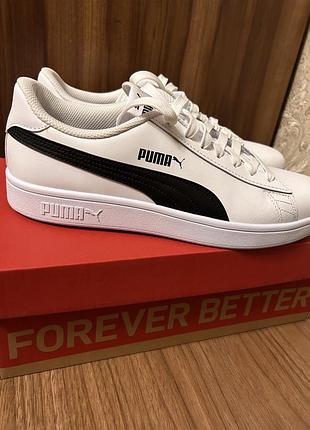 Кросівки чоловічі puma sneakers smash v2 шкіра, розмір 42.5 /10 usa/