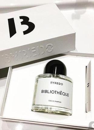 Byredo bibliotheque, 100 мл, парфуми, деревні, шкіряні, ніша!