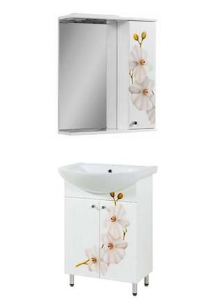 Комплект мебели в ванную орхидея
