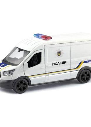 Автомодель инерционная "ford transit van полиция"