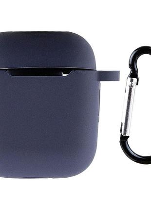 Силиконовый чехол кейс silicone case для наушников airpods аирподс 1/2 pine green