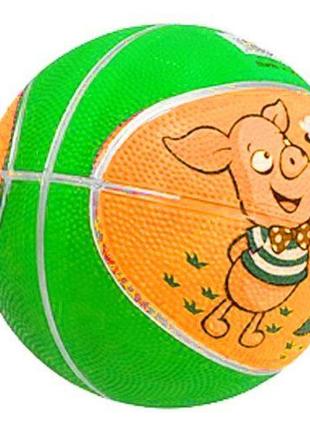 М'яч баскетбольний дитячий, d=19 см (зелений)
