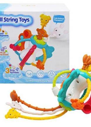 Игрушка-погремушка "pull string toys"