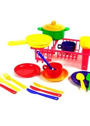 Набір посуду "юна панчоха", 19 елементів