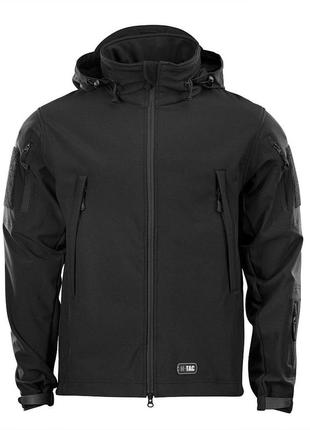 M-tac куртка soft shell black (чорна)2 фото