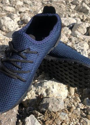 Кроссовки лето сетка мужские 43 размер | текстильные кроссовки сеткой | модель 41373. as-102 цвет: синий4 фото