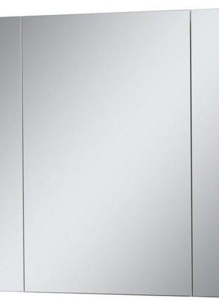 Дзеркальна шафа для ванної панорамний сансервис1 фото