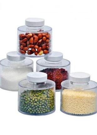 Набір для спецій spice tower 6 шт органайзер для спецій баночки для спецій