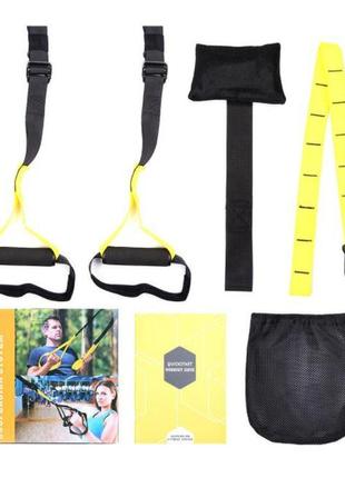 Петлі trx fitness strap training suspension system (функціональний тренажер)