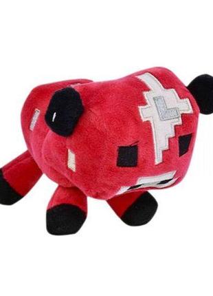 М'яка іграшка майнкрафт: корова" (червона)