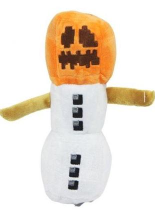 М'яка іграшка майнкрафт: сніговик"