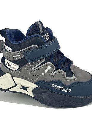 Черевики демісезонні дитячі jong golf 30775 р. 36-36, кросівки осінні сині