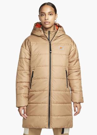 Парка nike w nsw syn tf rpl hd parka su beige dx5684-258