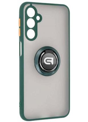 Панель armorstandart frosted matte ring для samsung a25 5g a256 dark green (код товару: 34717)