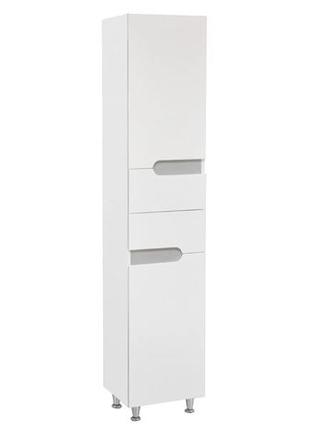 Пенал в ванную металлик с корзиной симпл 400х1900х334 пик