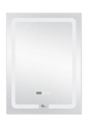 Дзеркало qtap mideya 600х800 (dc-f937) з led-підсвічуванням та антизапотіванням qt2078f937w4 фото