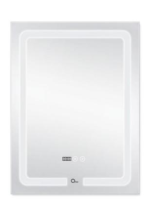 Дзеркало qtap mideya 600х800 (dc-f937) з led-підсвічуванням та антизапотіванням qt2078f937w3 фото