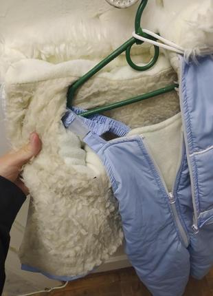 Комбинезон зимний детский куртка2 фото