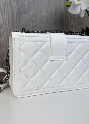 Жіноча міні сумочка клатч у стилі пінко з пташками, маленька сумка на ланцюжку pinko5 фото