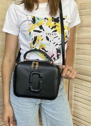 Модна жіноча міні сумочка на плече в стилі marc jacobs, маленька сумка каркасна6 фото