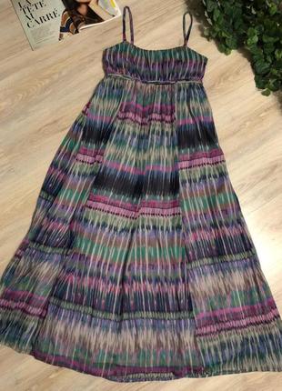 Тончайший лёгкий платье сарафан макси2 фото