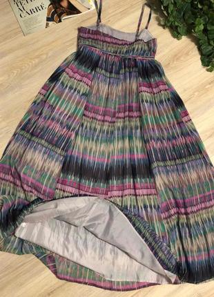 Тончайший лёгкий платье сарафан макси4 фото