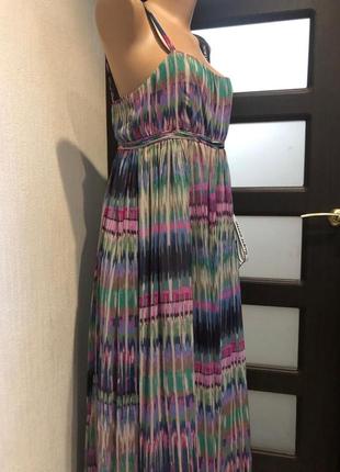 Тончайший лёгкий платье сарафан макси5 фото