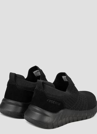 Кросівки низькі жіночі літні чорні сітка китай restime — розмір 36 (23 см) (модель: restwwl24002bl)5 фото