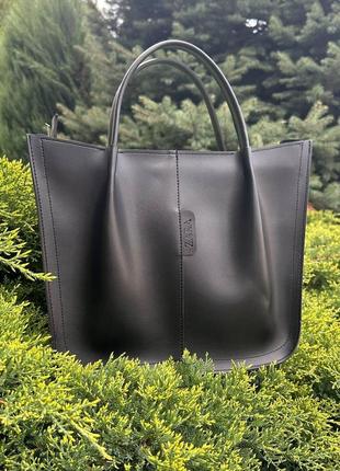 Женская большая сумка на плечо в стиле zara, объемная сумочка качественная для девушки, женщины3 фото